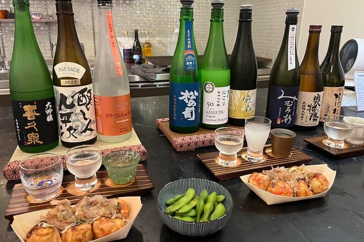 Osaka Sake Tasting & Takoyaki Cooking Experience — photo 8