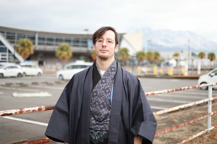 Oshima Tsumugi Kimono Dress Rental from Kagoshima — photo 10