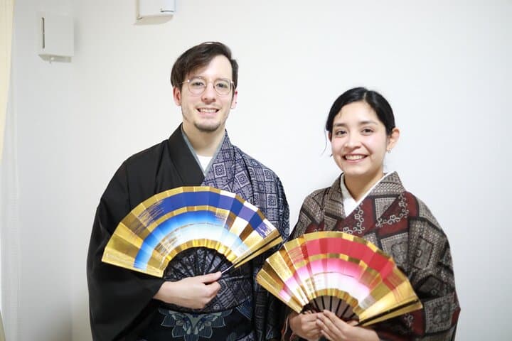 Oshima Tsumugi Kimono Dress Rental from Kagoshima — photo 17