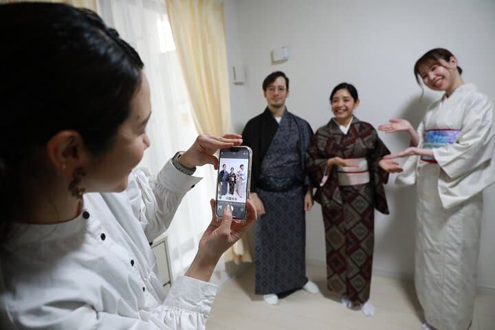 Oshima Tsumugi Kimono Dress Rental from Kagoshima — photo 18