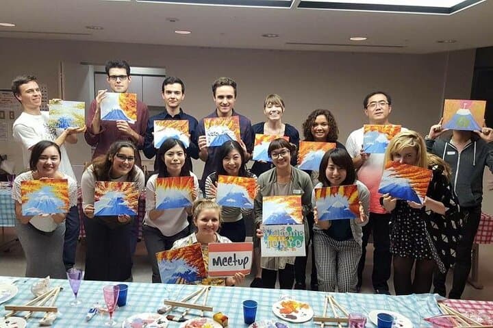 Paint and wine experience: Shibuya enjoying seasonal Japanese culture — photo 20