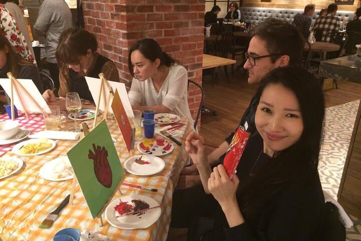 Paint and wine experience: Shibuya enjoying seasonal Japanese culture — photo 5