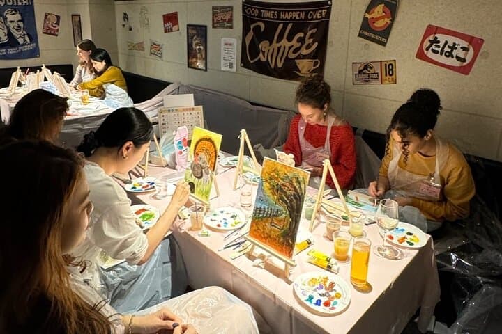 Paint and wine experience: Shibuya enjoying seasonal Japanese culture — photo 11