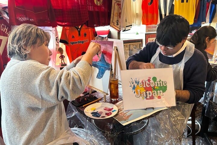 Seasonal Japanese Culture Osaka Paint and Wine Experience — photo 4