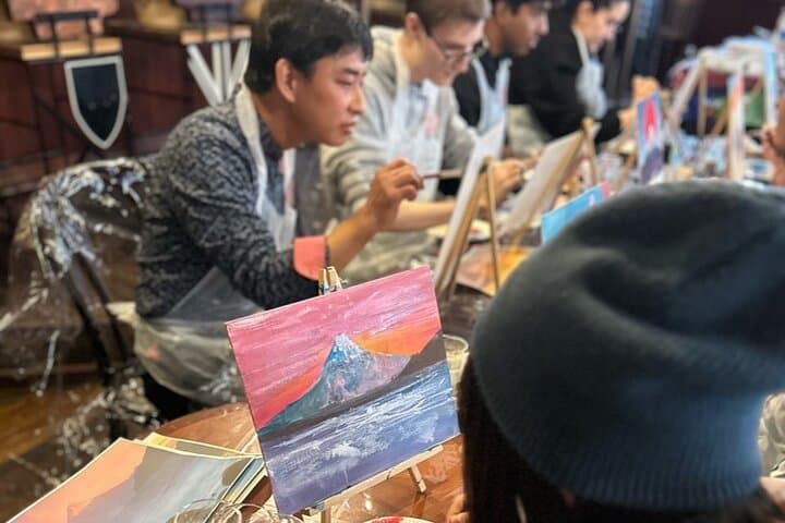 Seasonal Japanese Culture Osaka Paint and Wine Experience — photo 7