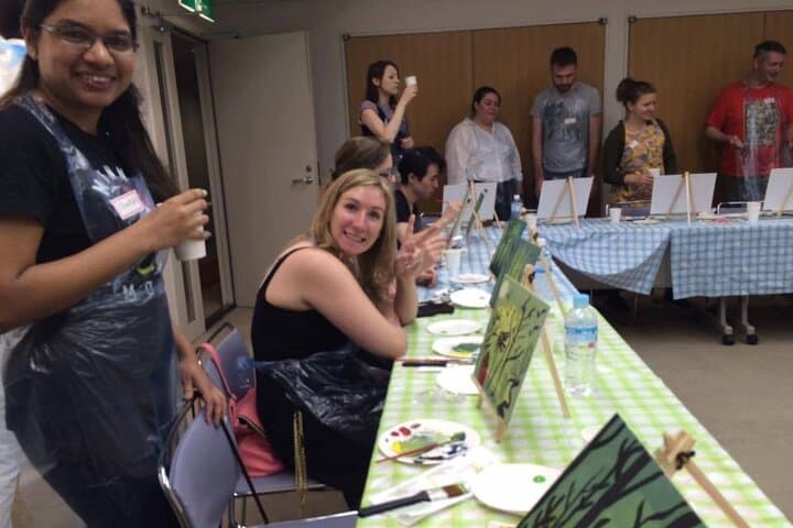 Seasonal Japanese Culture Osaka Paint and Wine Experience — photo 15