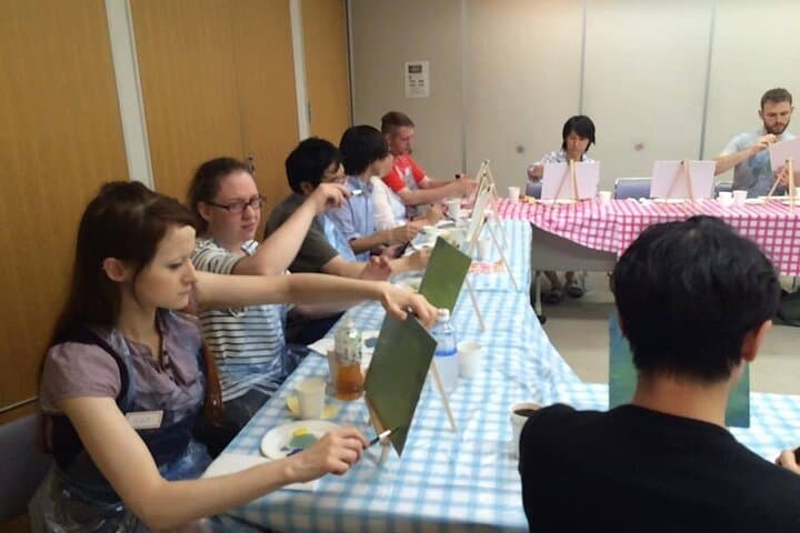 Seasonal Japanese Culture Osaka Paint and Wine Experience — photo 18
