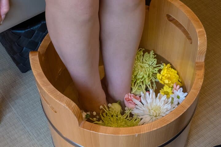 【Kyoto Arashiyama】Cafe with 4 different foot baths and foot massage 15 minutes — photo 5