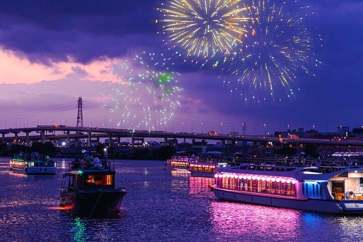 Tokyo Adachi Fireworks Festival Cruise &Dinner &Japanshow &Drinks — photo 3