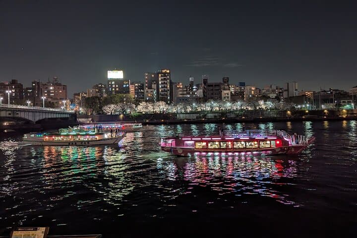 Asakusa: Night viewing of cherry blossom — photo 3