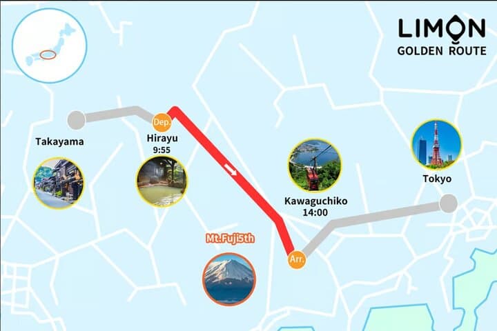 One-way Bus From Hirayu to Kawaguchiko — photo 3