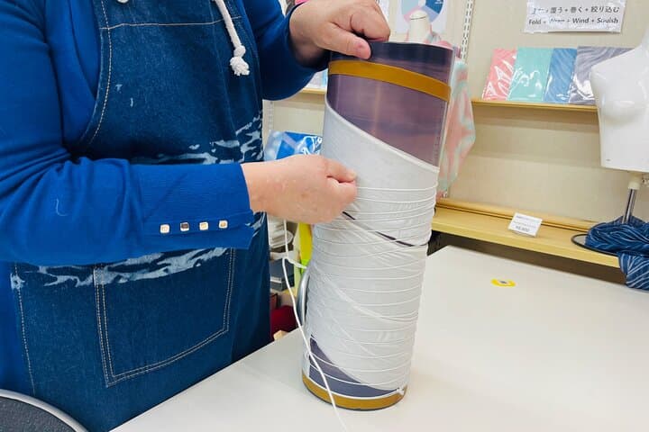 Kyo-arashi Shibori Scarf Class — photo 2