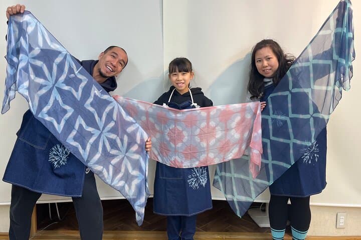 Itajime Shibori Scarf Class — photo 15