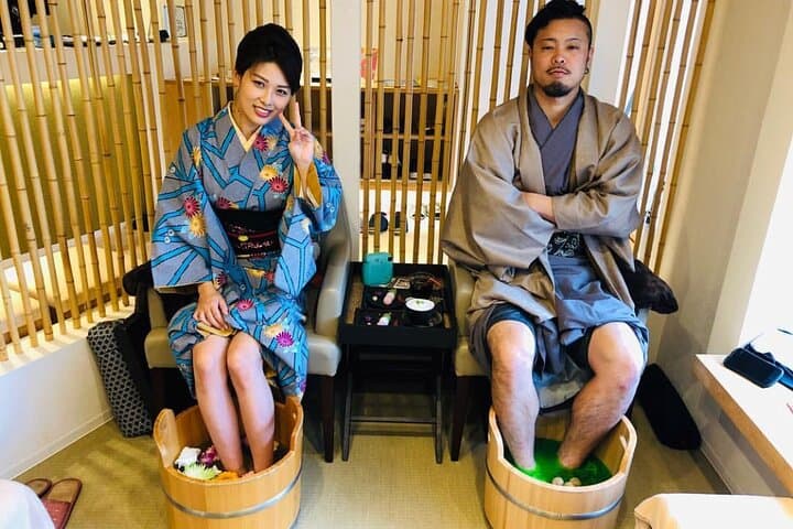 Kimono rental & footbath cafe & foot massage collaboration plan — photo 3