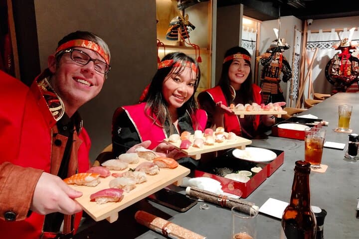 Luxury Samurai Sushi Dining Show in Asakusa Tokyo — photo 10