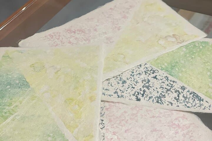 Premium Handmade Washi Paper Experience Unryu Paper Letter Set — photo 3