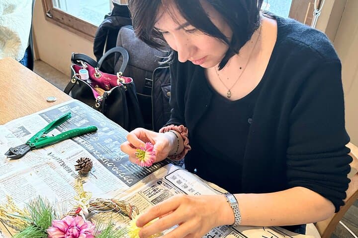 Making Shime-nawa, a Japanese custom in Tokyo — photo 2
