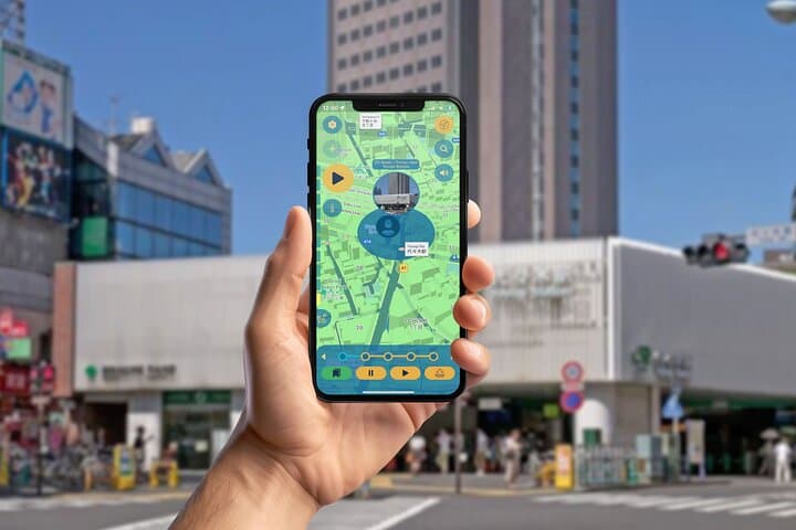 Shibuya Spheres GPS App Walking Tour Mobile Game — photo 1