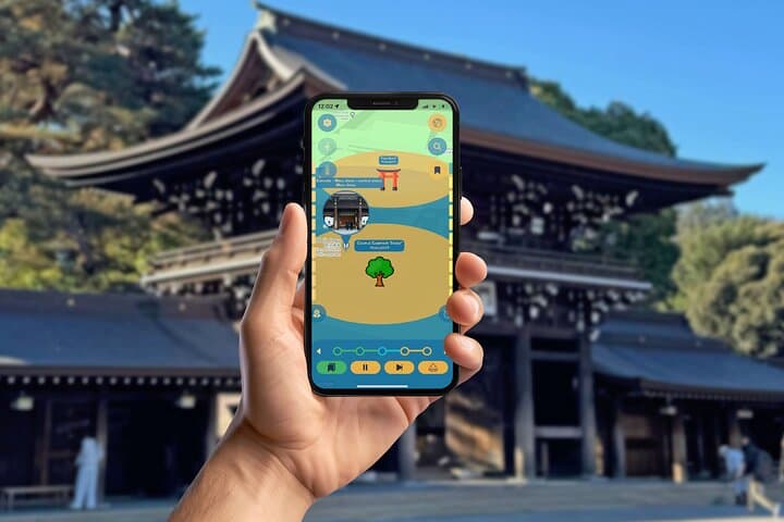 Shibuya Spheres GPS App Walking Tour Mobile Game — photo 2