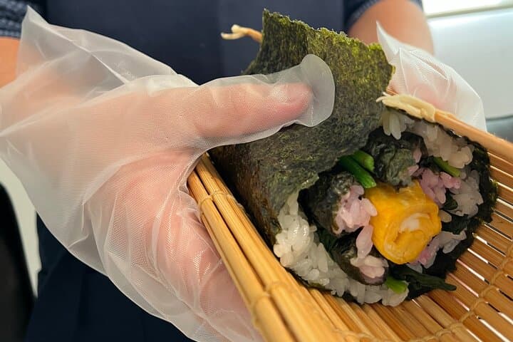 Making decorative sushi rolls near Tokyo Skytree — photo 4