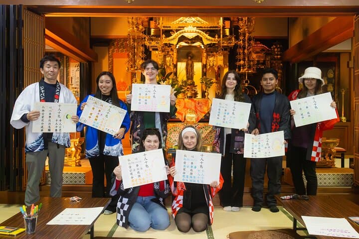 Traditional Japanese Temple Calligraphy Experience — photo 5