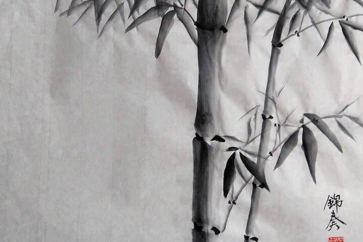 Sumi-e (ink painting) experience in Tokyo — photo 6