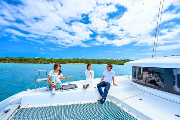 From Yonabaru MarinaCatamaran Yacht Day Cruise | Fully Chartered Boat Plan (3/6 hour course) — photo 3