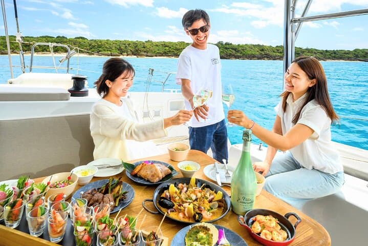 From Yonabaru MarinaCatamaran Yacht Day Cruise | Fully Chartered Boat Plan (3/6 hour course) — photo 6
