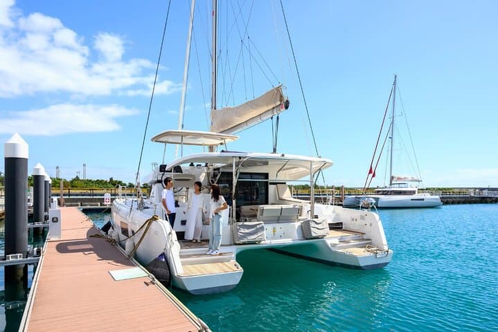From Yonabaru MarinaCatamaran Yacht Day Cruise | Fully Chartered Boat Plan (3/6 hour course) — photo 17