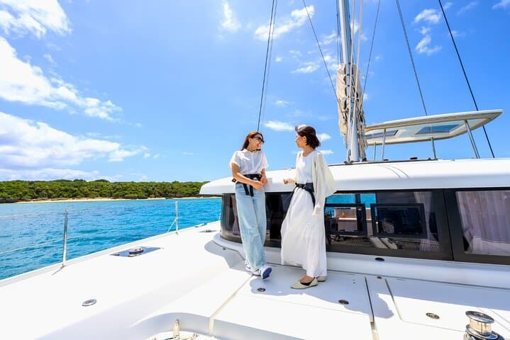From Yonabaru MarinaCatamaran Yacht Day Cruise | Fully Chartered Boat Plan (3/6 hour course) — photo 18