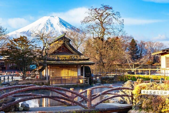 Mt. Fuji Scenic Day Tour Arakurayama Tendi Oshino and Kawaguchiko — photo 1