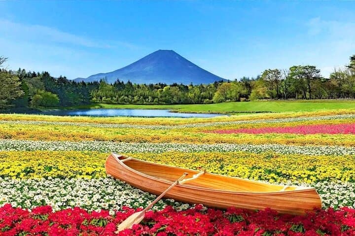 Kawaguchiko & Mt. Fuji Day Tour: Seasonal Flower with Kusa Mochi — photo 2
