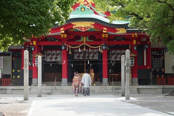 Kimono Photo Experience at Goryo Shrine, Osaka — photo 7