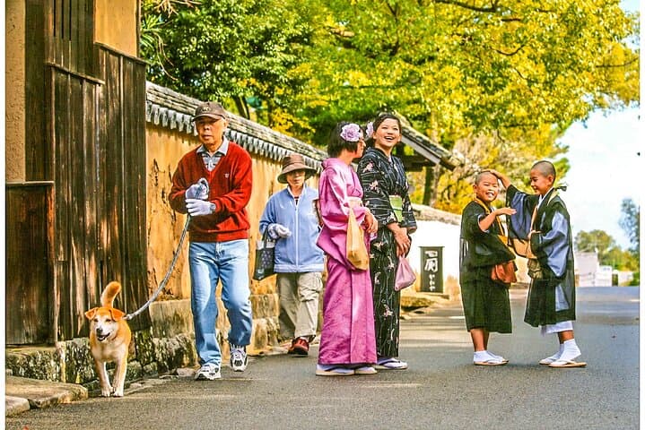 Kimono Walk and Tea ceremooy and sake in Historic Kitsuki Castle — photo 14