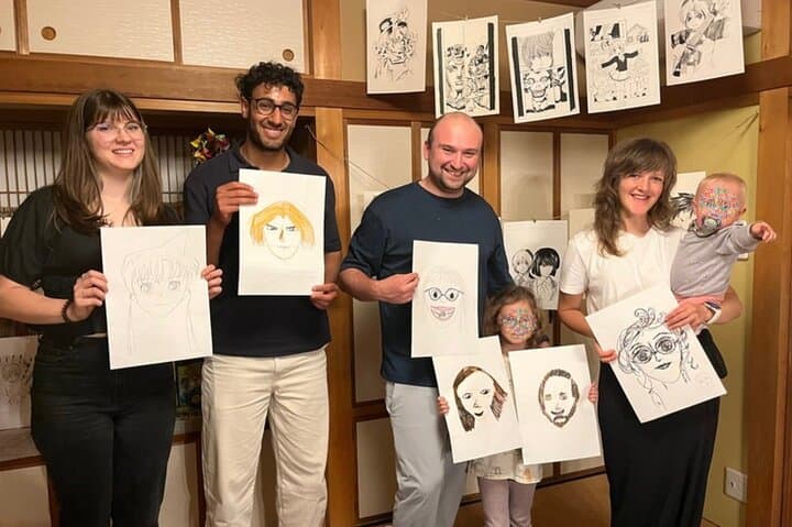 Yokohama: Manga/Anime Art & Cooking Experience in a Tatami Room — photo 14