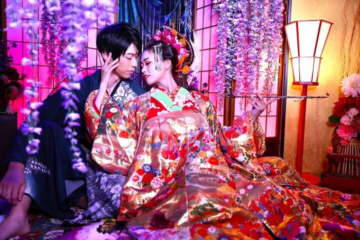 Tokyo Private Makeover Photography Studio in Luxury Kimono — photo 4