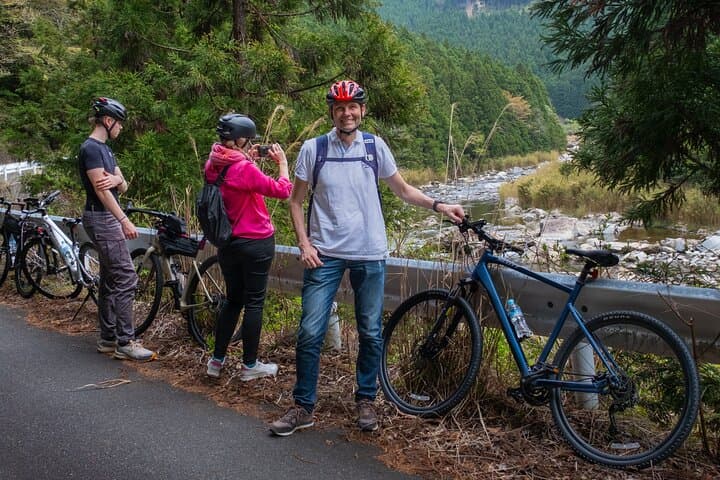 Bike tour through old rural Japanese silver mining town
