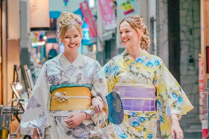 1-Day Kimono Experience in Osaka – Enjoy Day & Night — photo 6