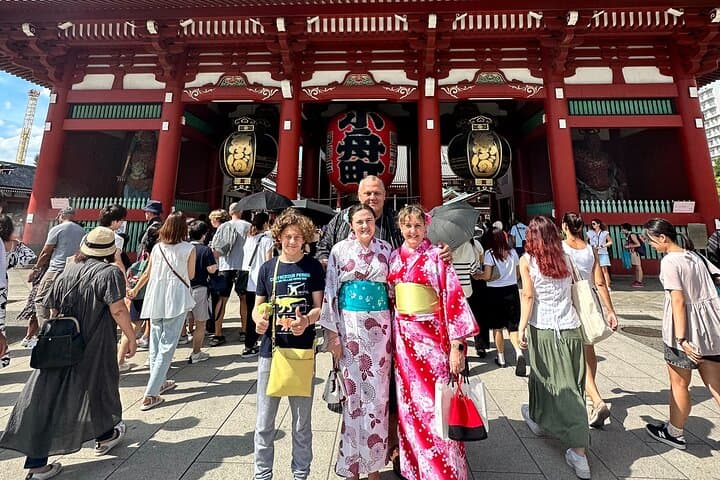 Kimono and Tea Ceremony in Asakusa Private Food Tour With Guide — photo 1