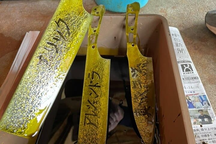 Luxury Damascus Knife Making Experience Tour from Nagoya — photo 9