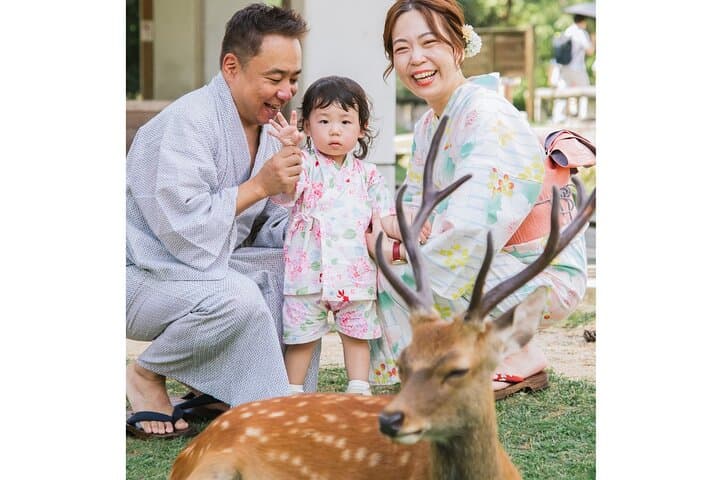 Traditional Kimono Experience in Historic Nara(with Hair Styling)