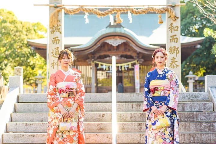 Kimono Elegance Experience & Professional Photoshoot in Fukuoka — photo 4