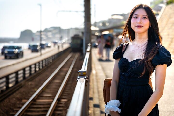 Kamakura Tour with Pro Photographer: Anime Train & Fuji Sunset — photo 6