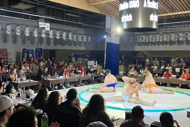 Osaka Sumo Experience: Live Show, Try Sumo & Hot Pot Meal — photo 8