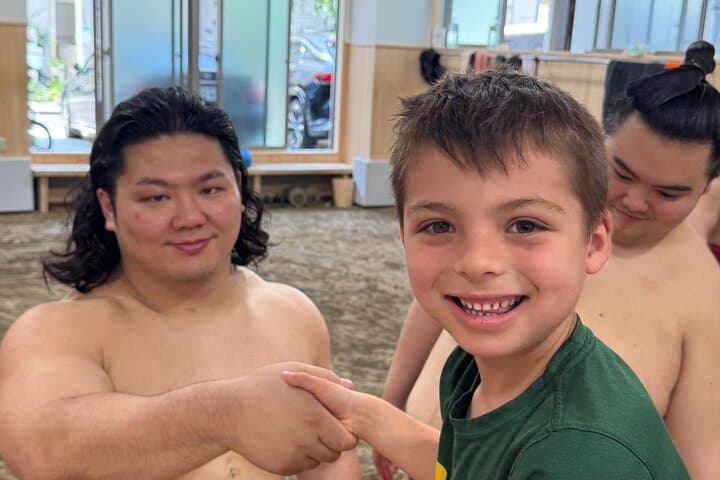 Authentic Sumo Practice Watch with a Specialist Reporter — photo 10