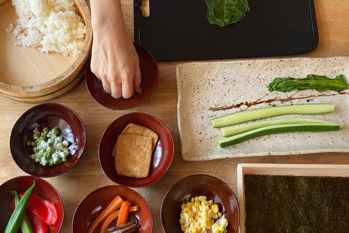 Vegan Sushi Class in Tokyo – 6 Kinds, Cultural Story & Full Meal — photo 10
