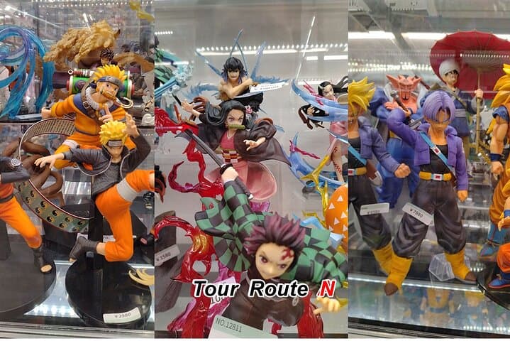 Anime Shopping Tour in Osaka, Den Den Town: Figures, Manga, Knife — photo 2