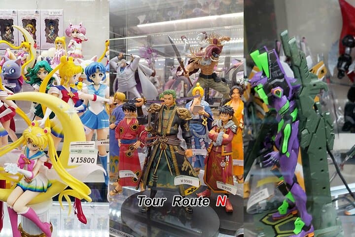 Anime Shopping Tour in Osaka, Den Den Town: Figures, Manga, Knife — photo 4