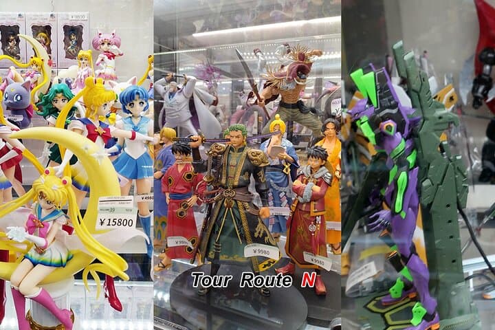 Anime Shopping Tour in Osaka, Den Den Town: Figures, Manga, Knife — photo 12