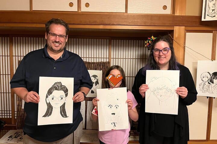 Yokohama: Manga/Anime Art & Cooking Experience in a Tatami Room — photo 18